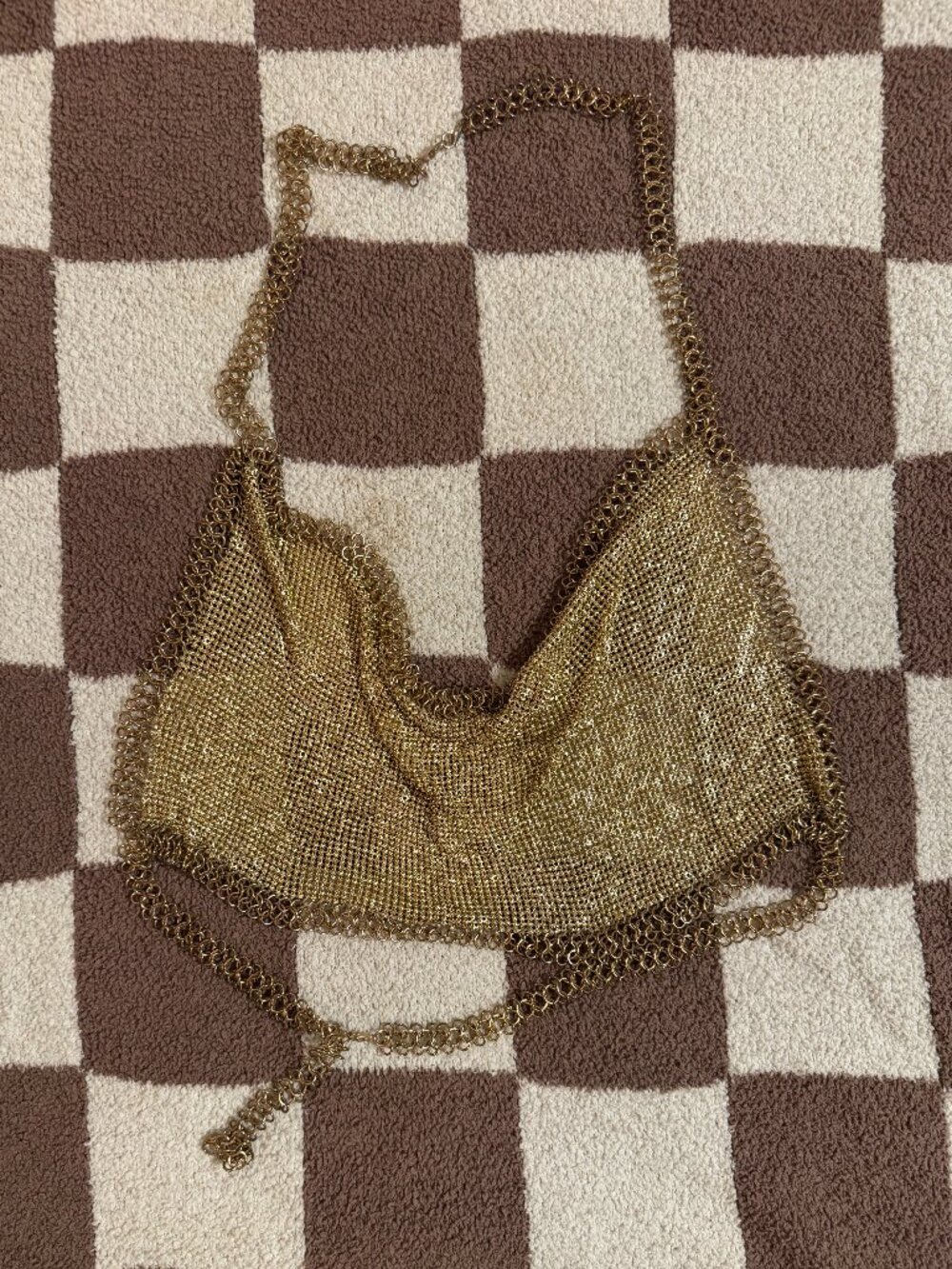 12th Tribe - Gold Chain Crop Top